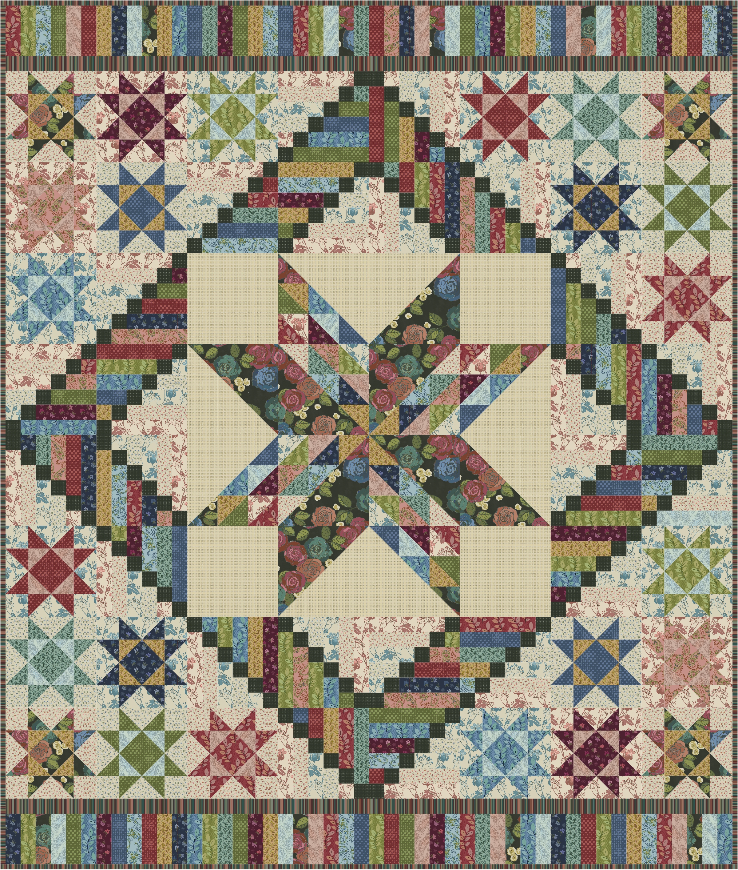 Broken Star Quilt Kit--OUT OF STOCK